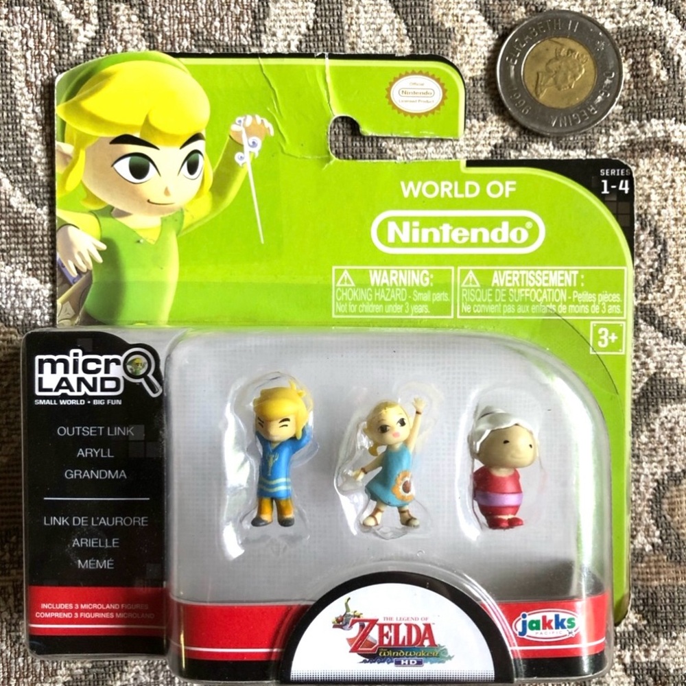 World of Nintendo Zelda Microland: Outset Link, Aryll & Grandma